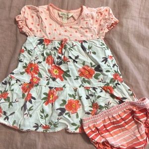 Matilda Jane dress with diaper cover